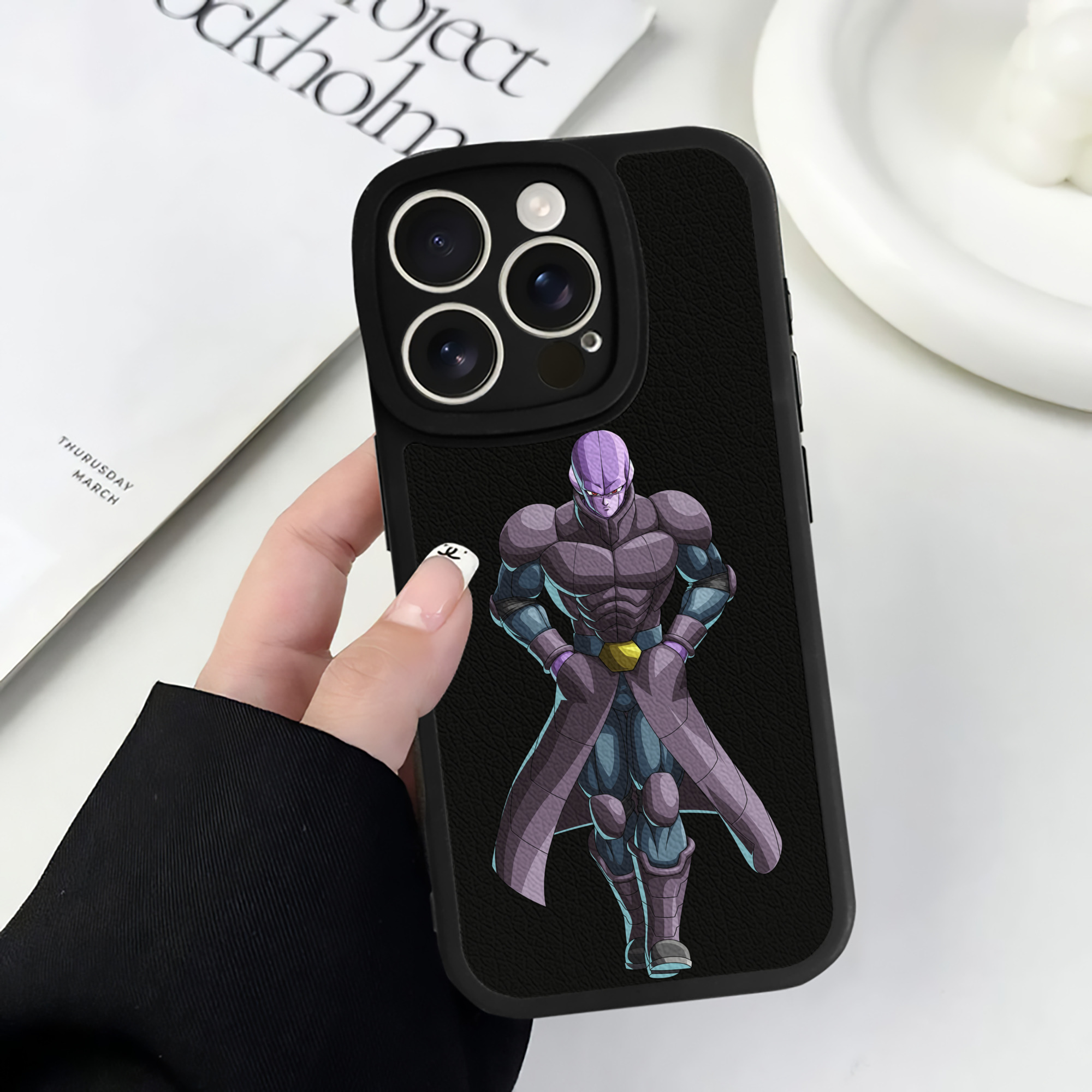 （画像用） ドラゴンボール DRAGON BALL 【iPhone 16シリーズ対応】シリコンスマホケース（レザー調） 材質：シリコン